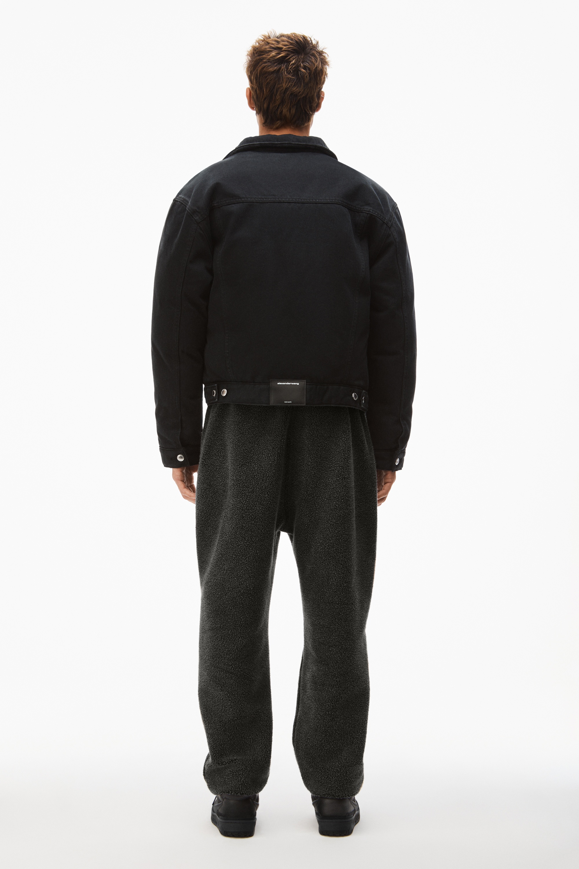 SPORTY LOGO SWEATPANT IN REVERSE TERRY - 5