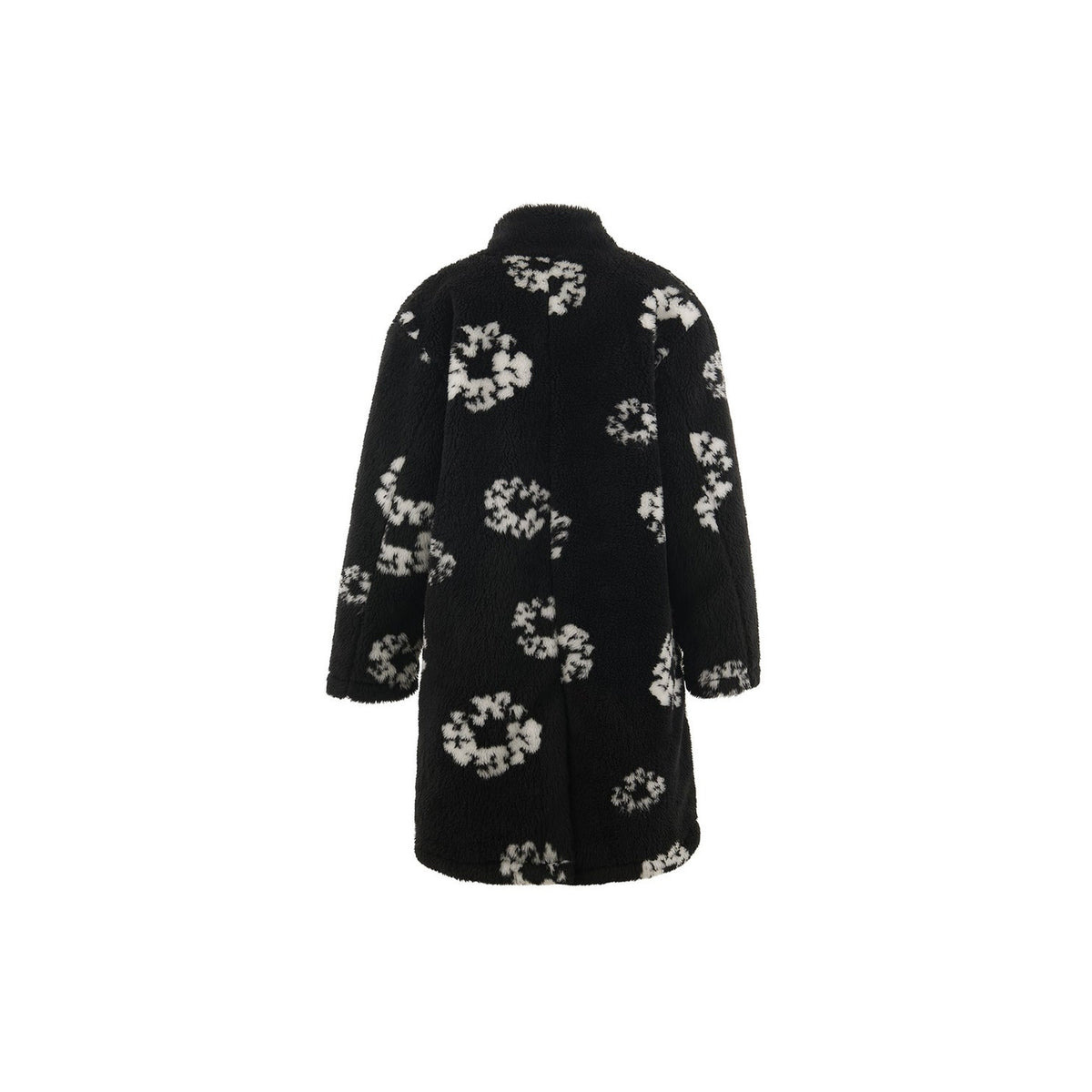 DENIM TEARS X COTTON WRTETH FUR COAT (BLACK) - 2