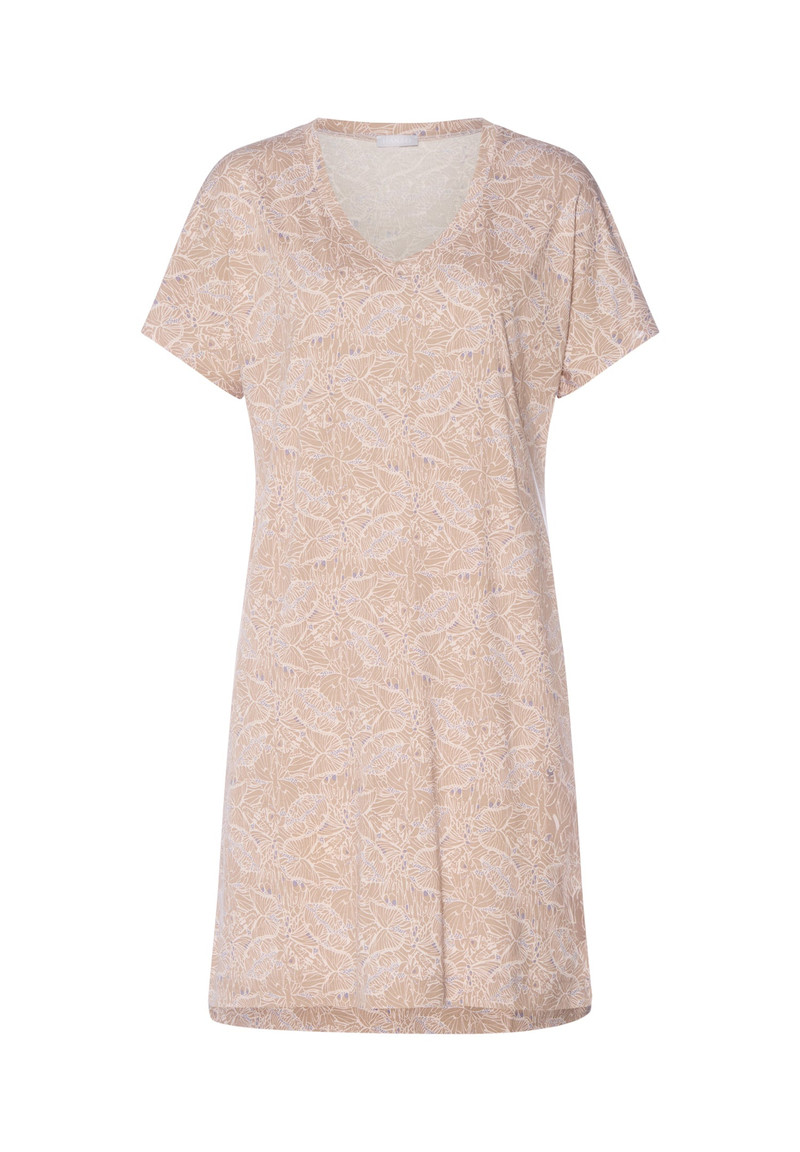 Sleep And Lounge V-Neck Cotton And TENCEL™ Nightgown 1