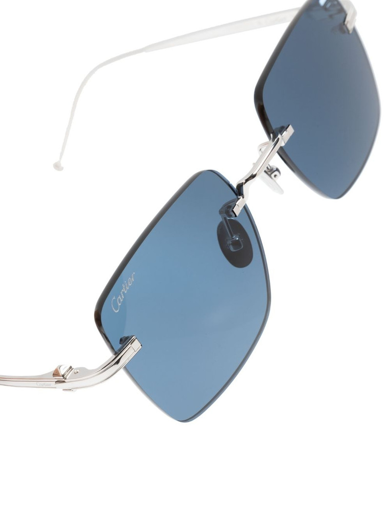 Signature C de Cartier Precious rectangular sunglasses 3