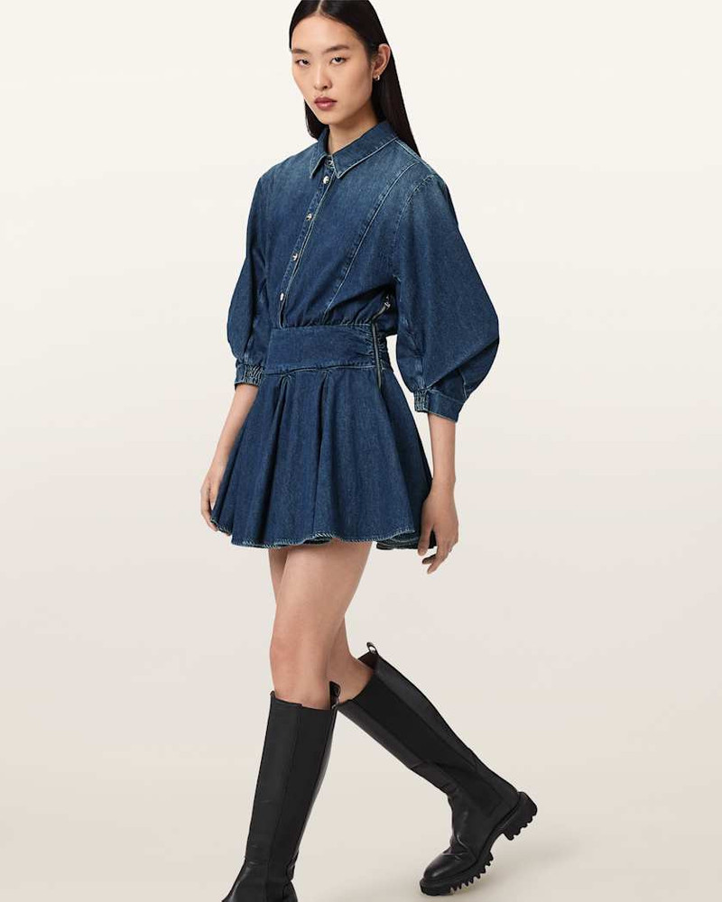 ARLO DENIM MINI DRESS 4
