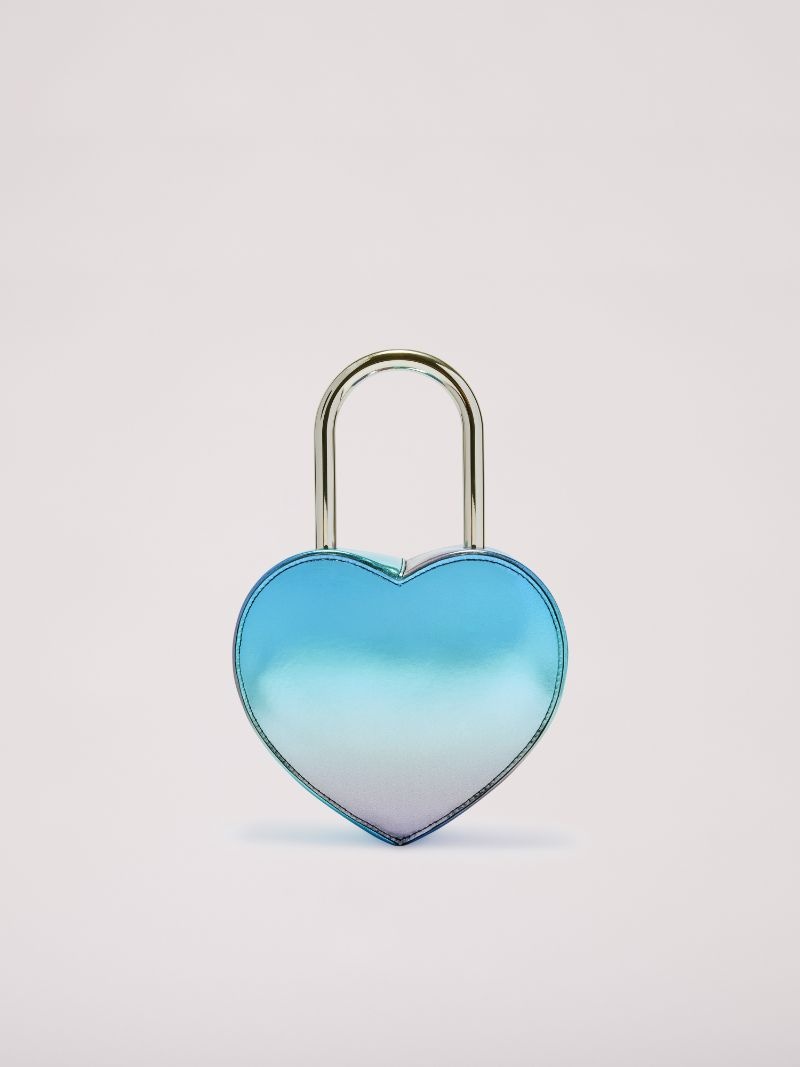 METAL HEART PADLOCK BAG - 7