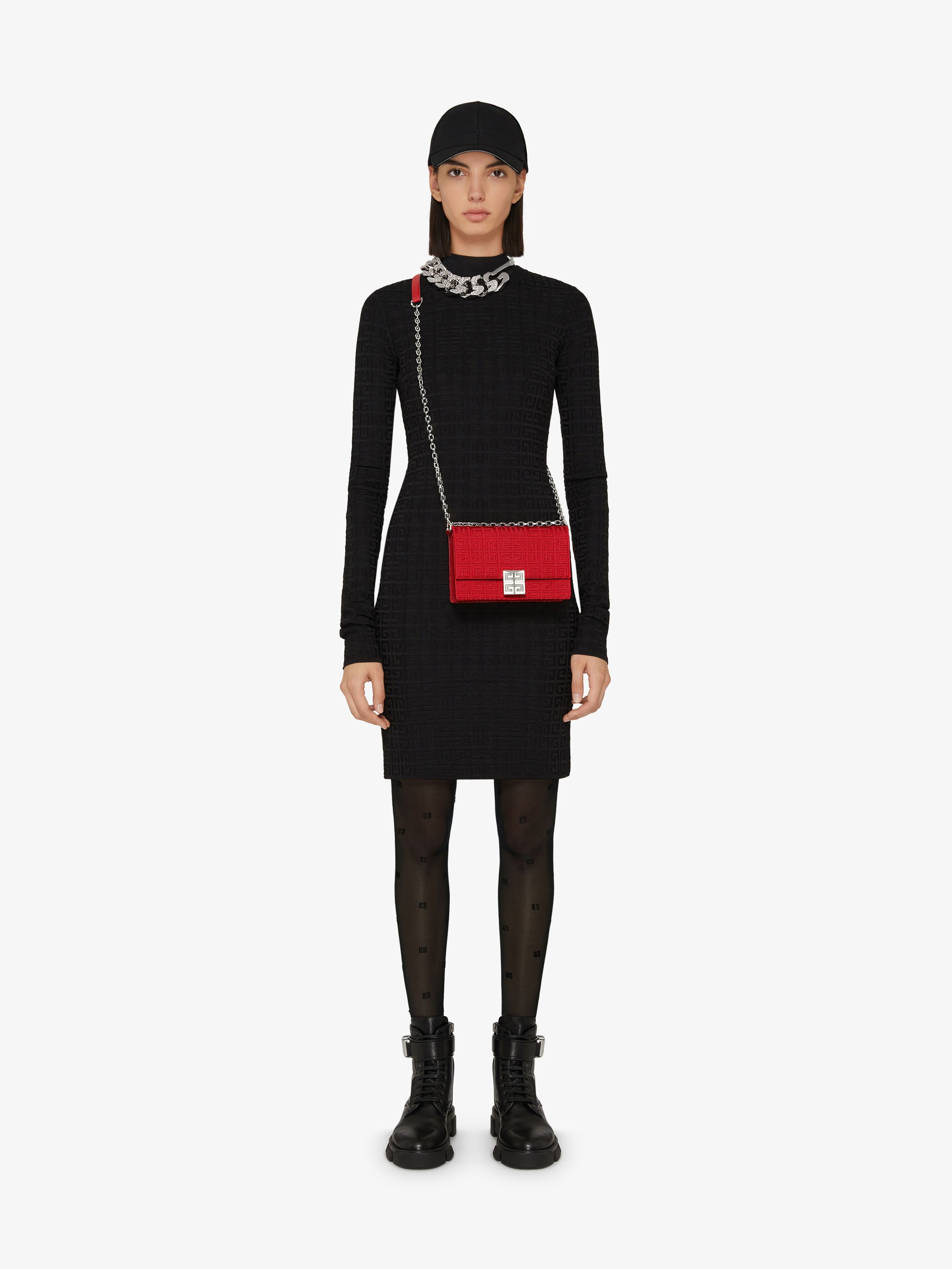 4G SMALL BAG IN QUILTED LEATHER WITH CHAIN - 2