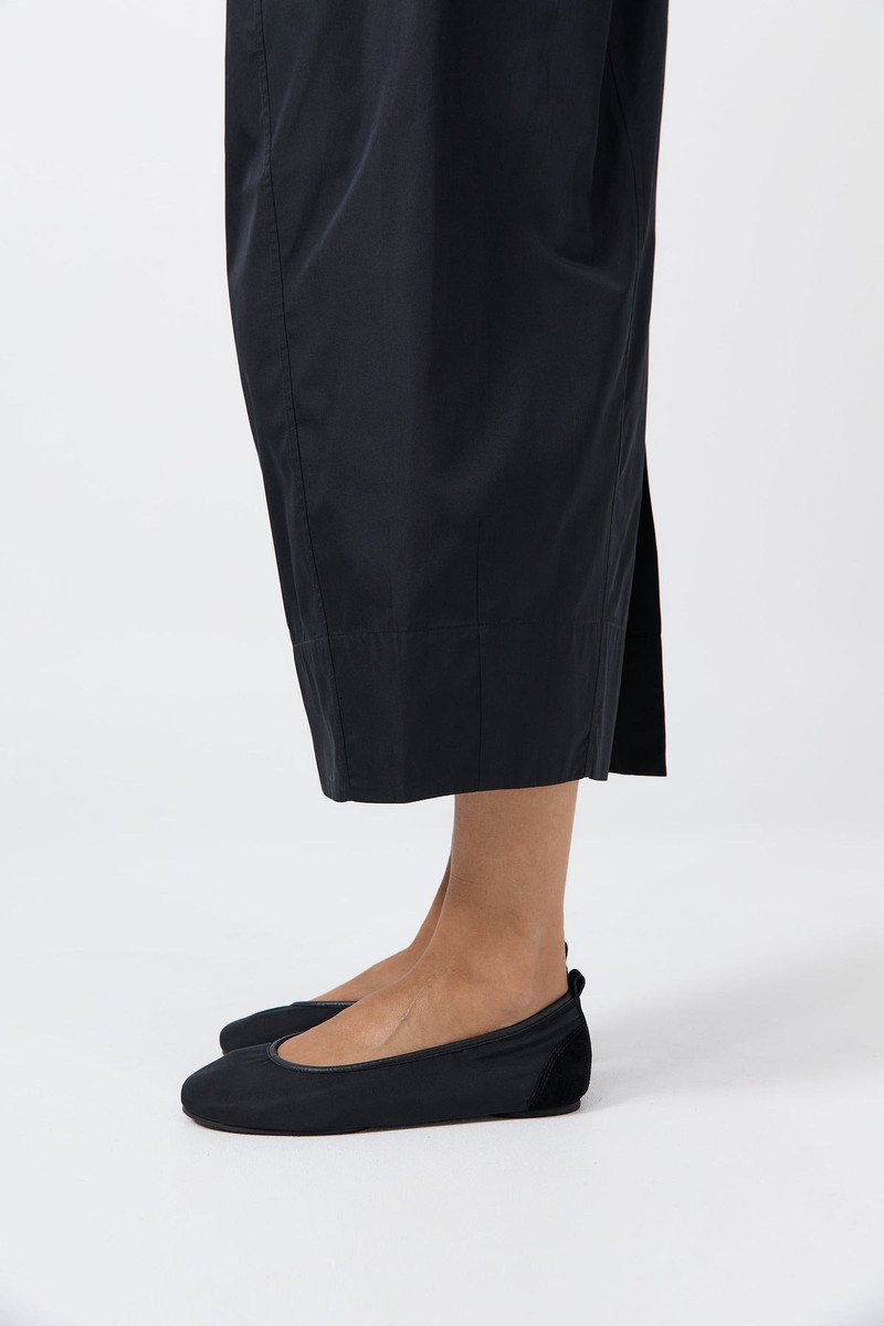 Satin Ballet Flat - Black 5