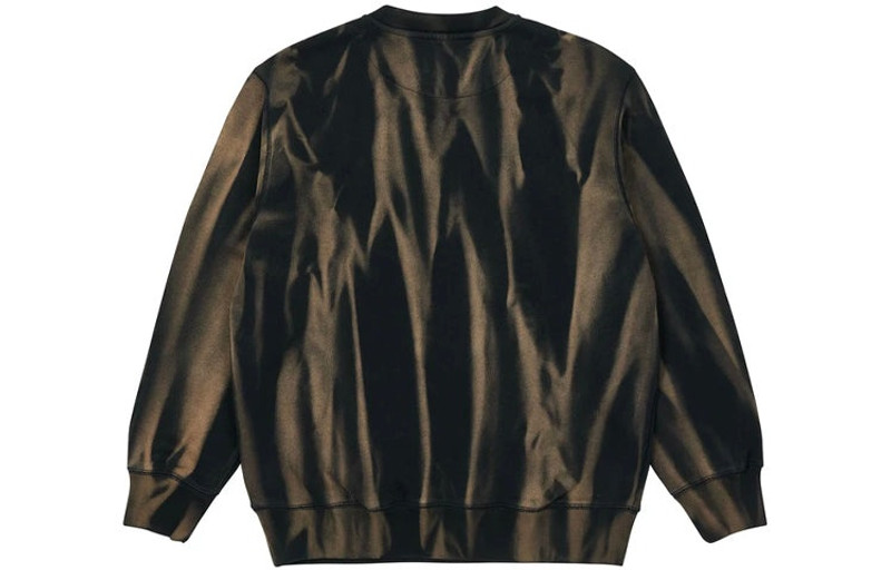 PALACE PALACE Unisex Tie Dye Round-Neck Letter Sweatshirt Black P20CS013 outlook