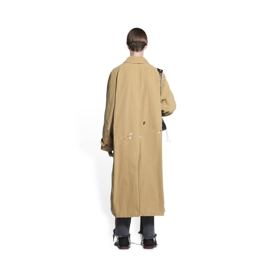 Men's Artist Carcoat in Beige - 4
