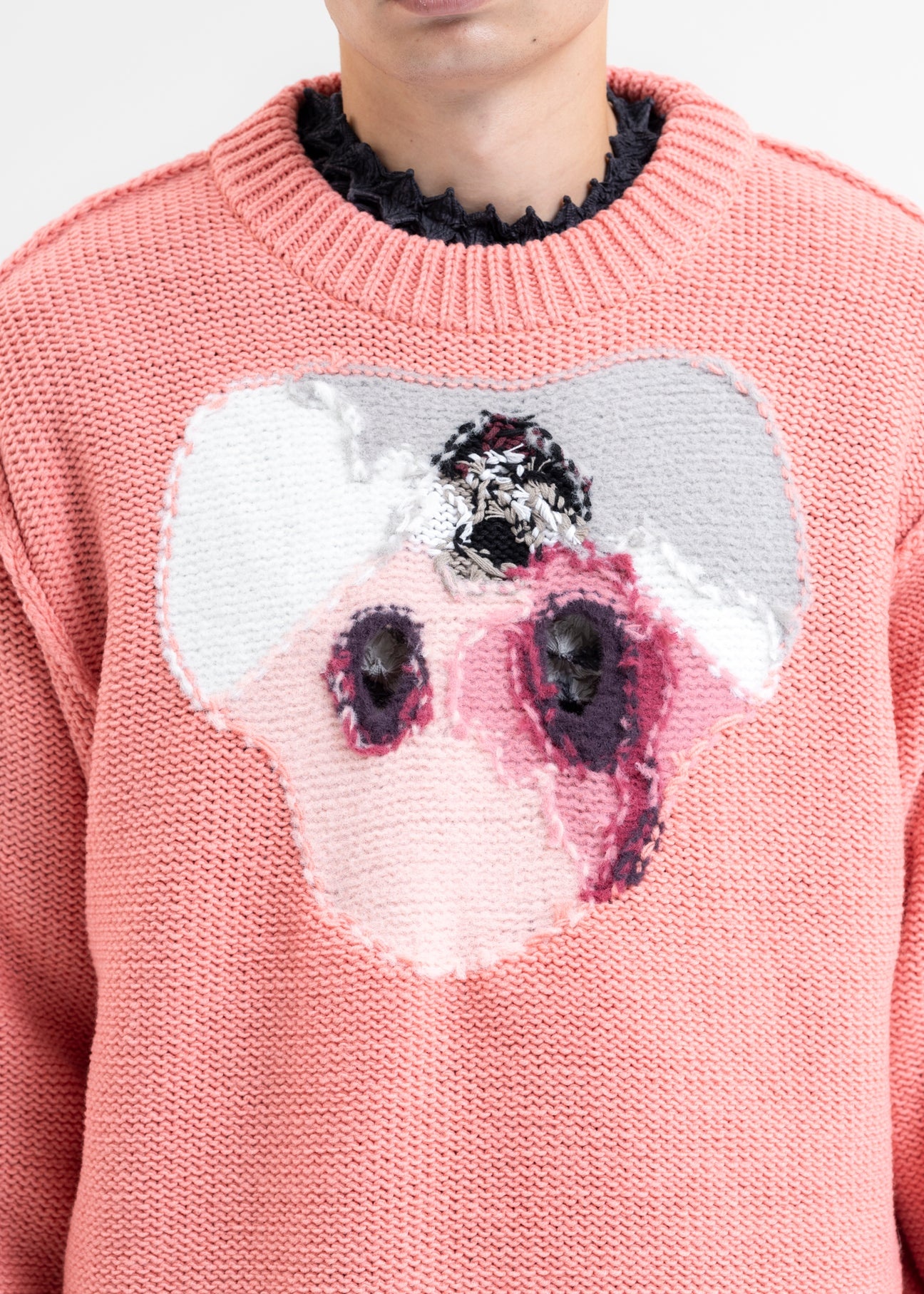 doublet HAND-KNITTING JACQUARD PULLOVER HAND-KNITTING