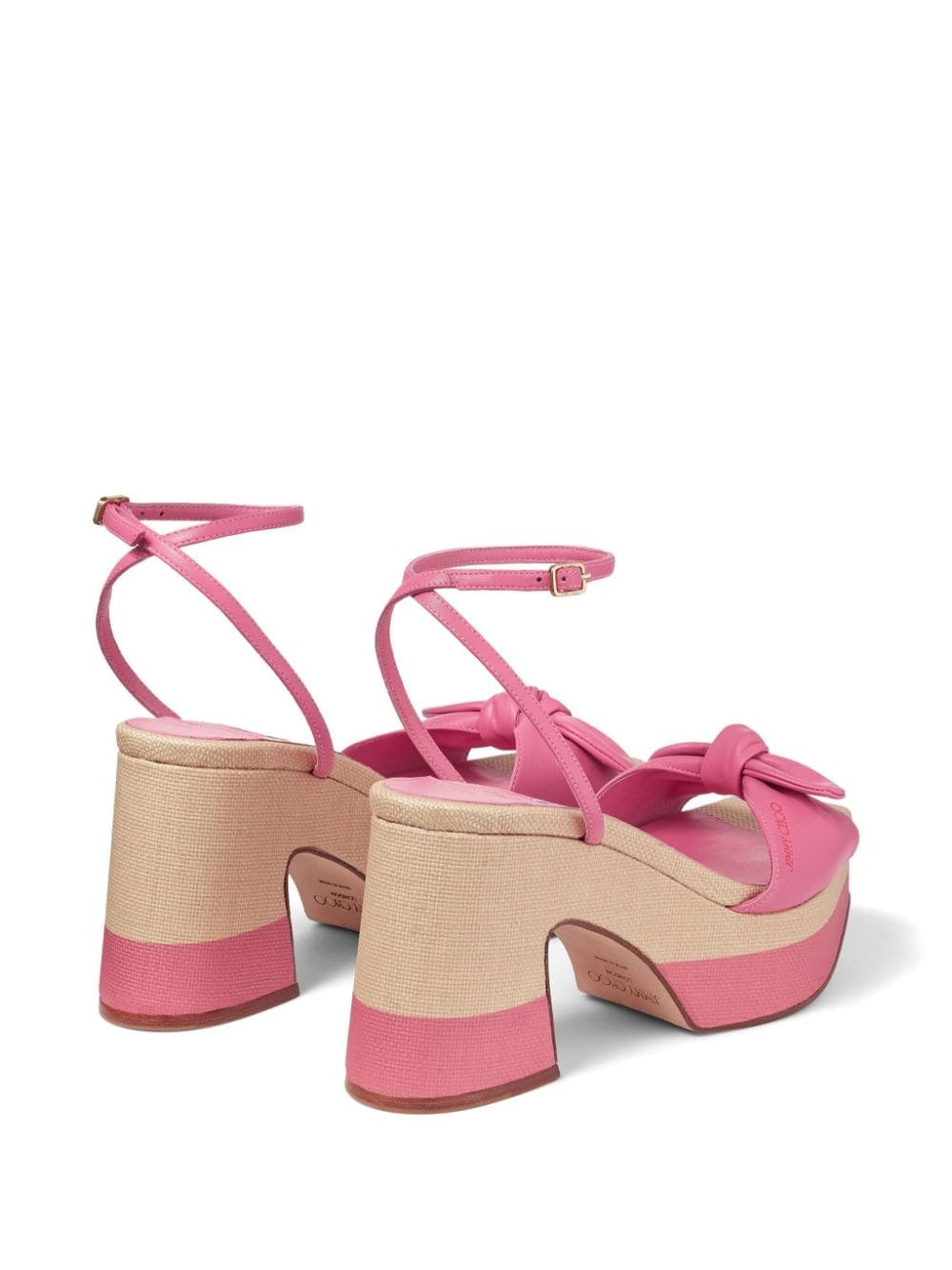 Ricia 95mm platform leather sandals - 3