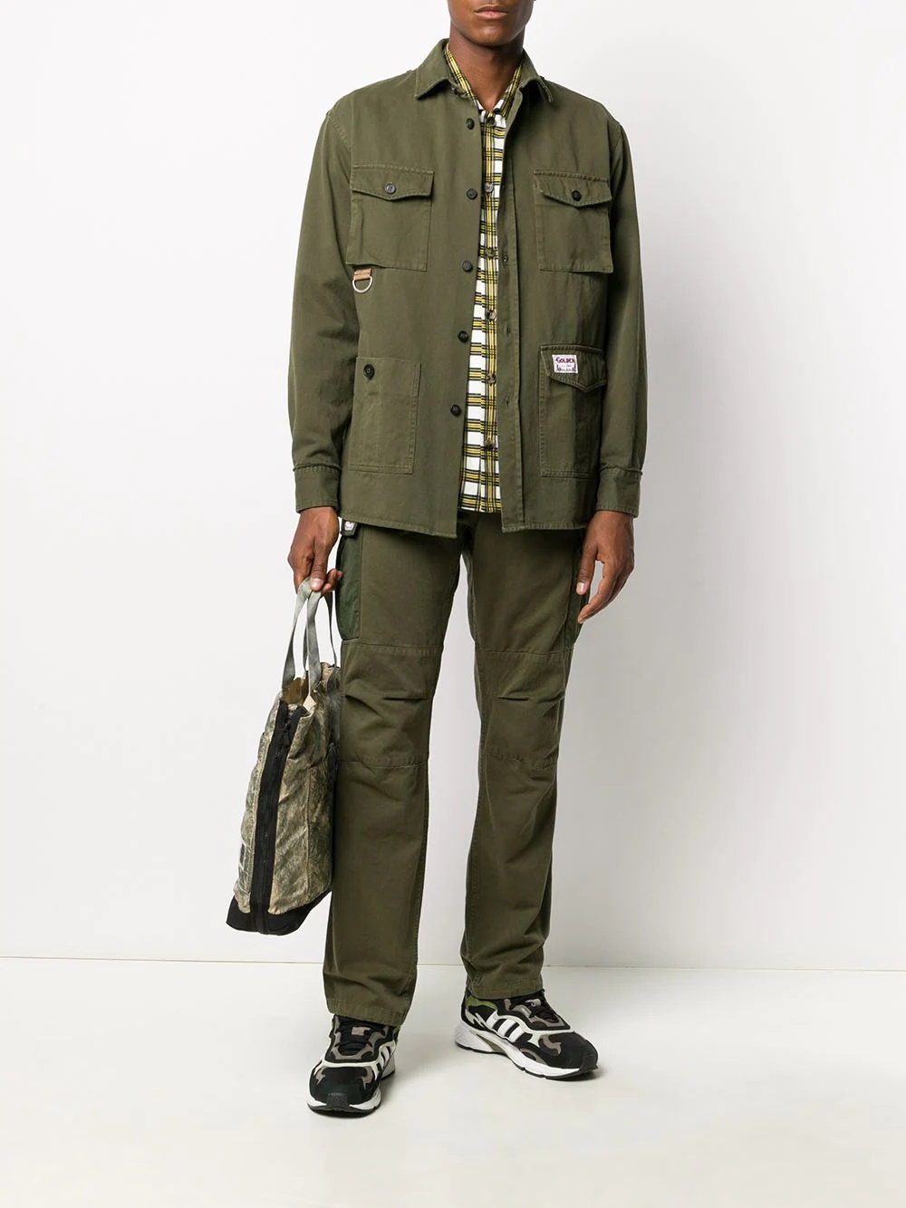 multi-pocket cargo trousers - 2