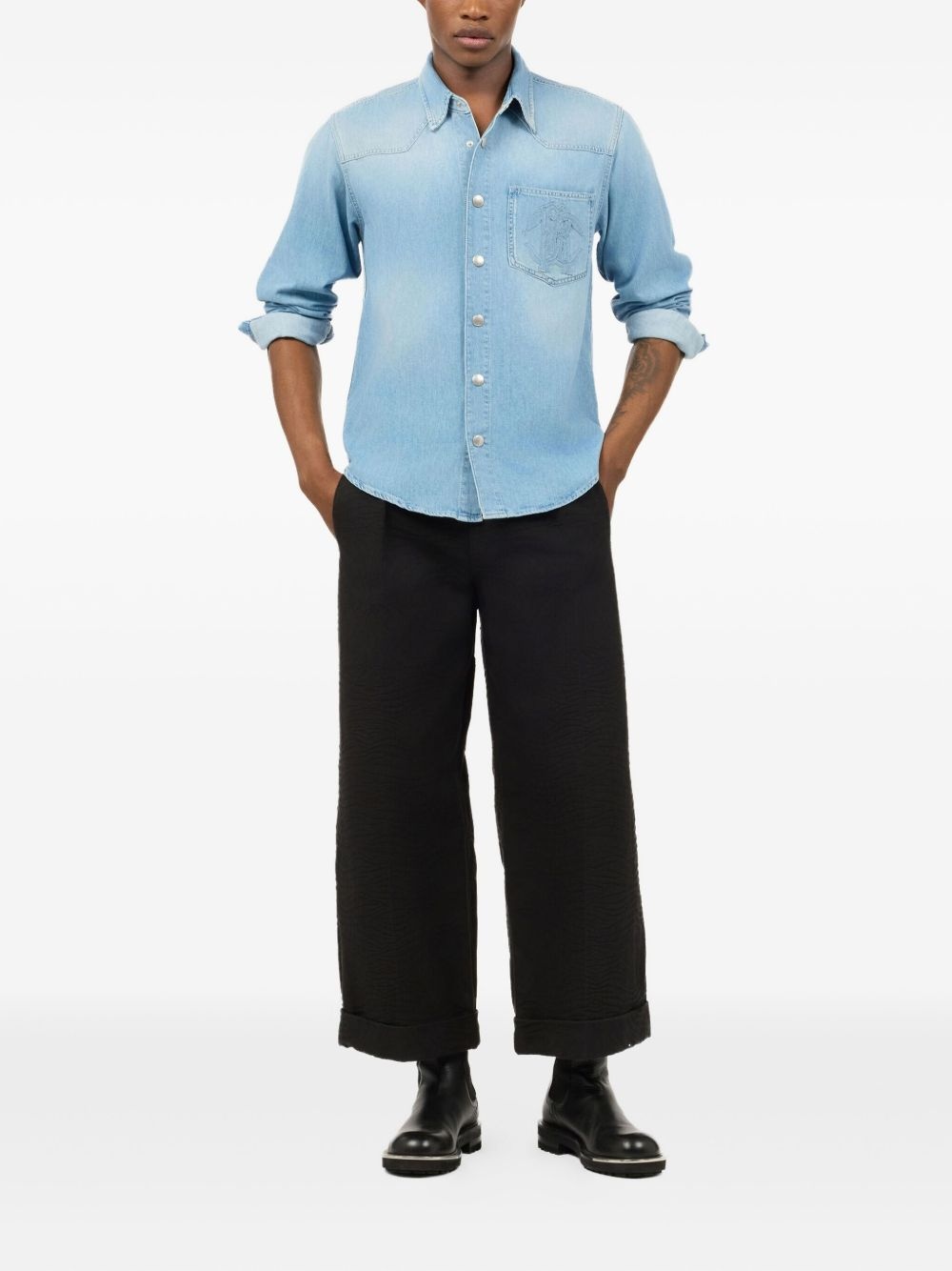 denim shirt - 2