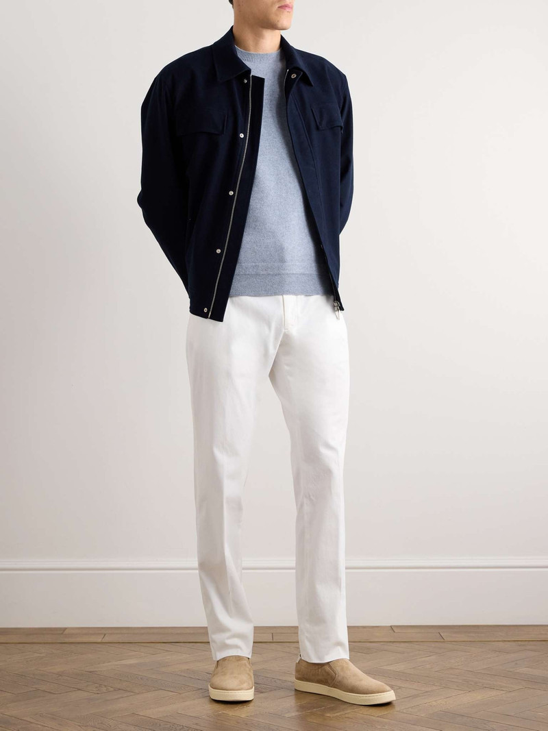 ZEGNA Wool and Cashmere-Blend Sweater outlook