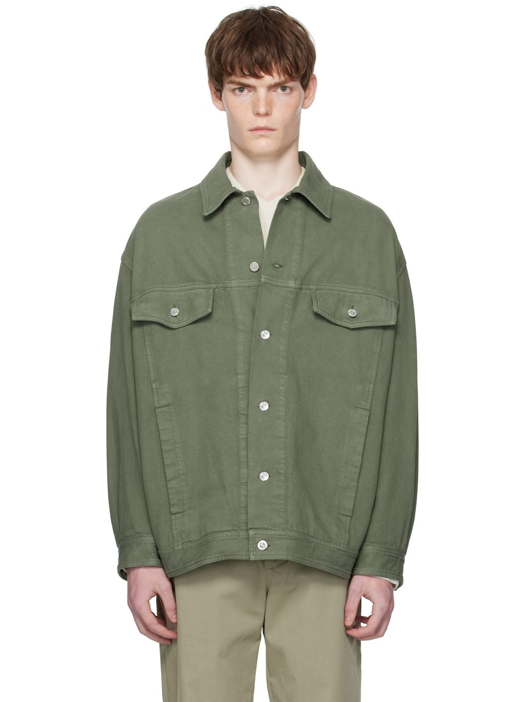 Green Elvis Denim Jacket - 1