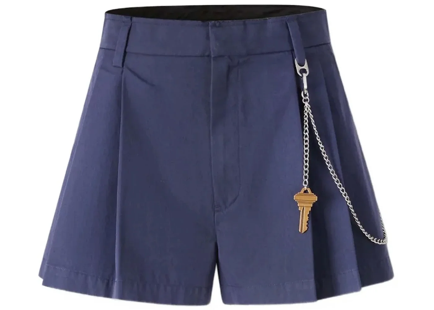 Alexander Wang Chain High-Rise Shorts Blue Ink - 1