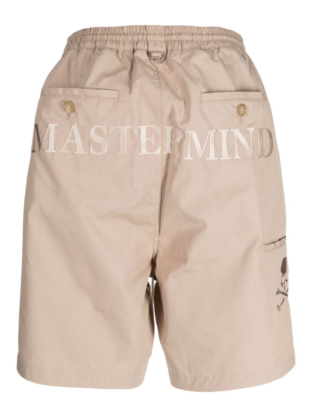 logo-print drawstring shorts - 2
