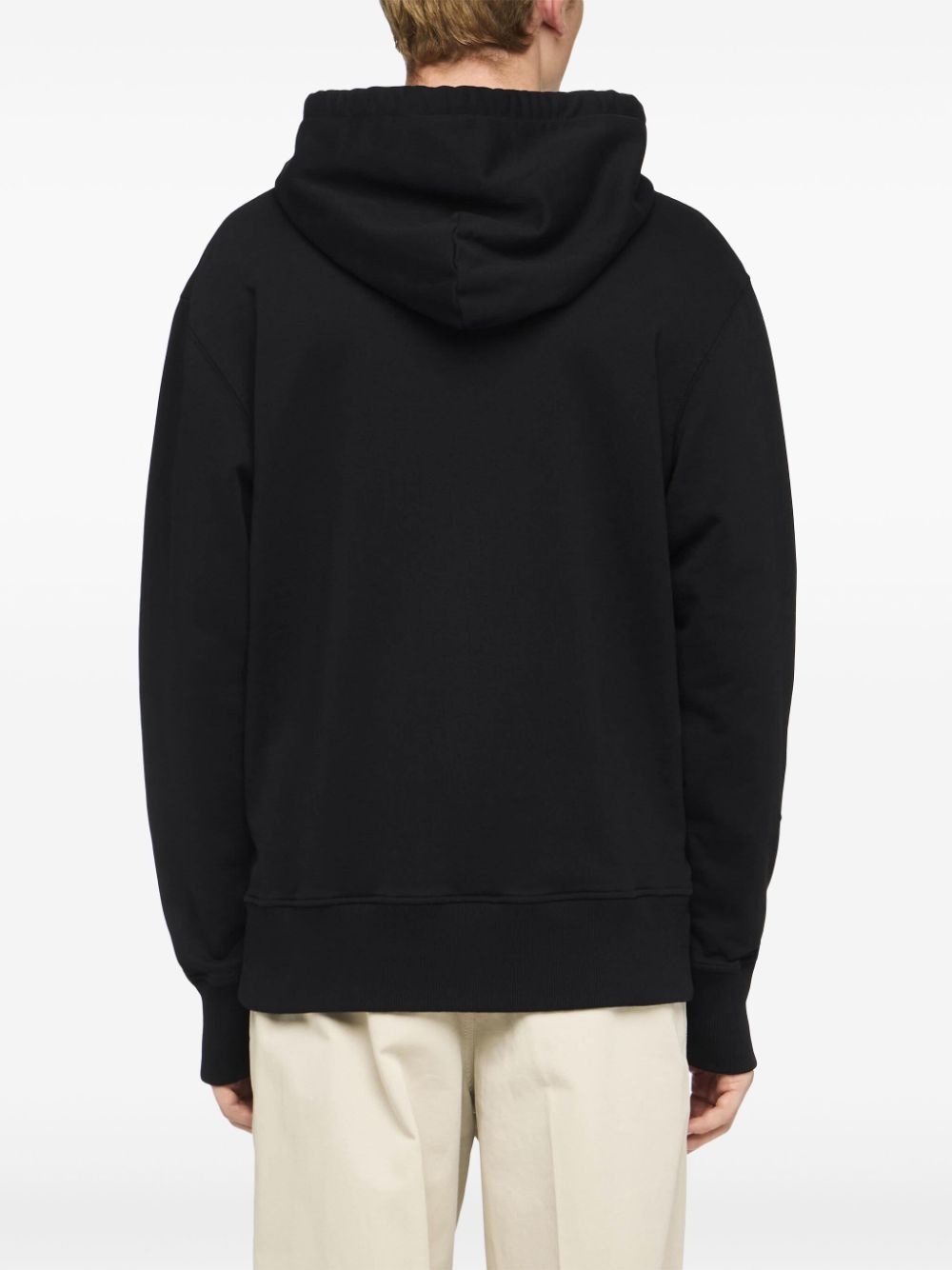 logo-embroidered hoodie - 4