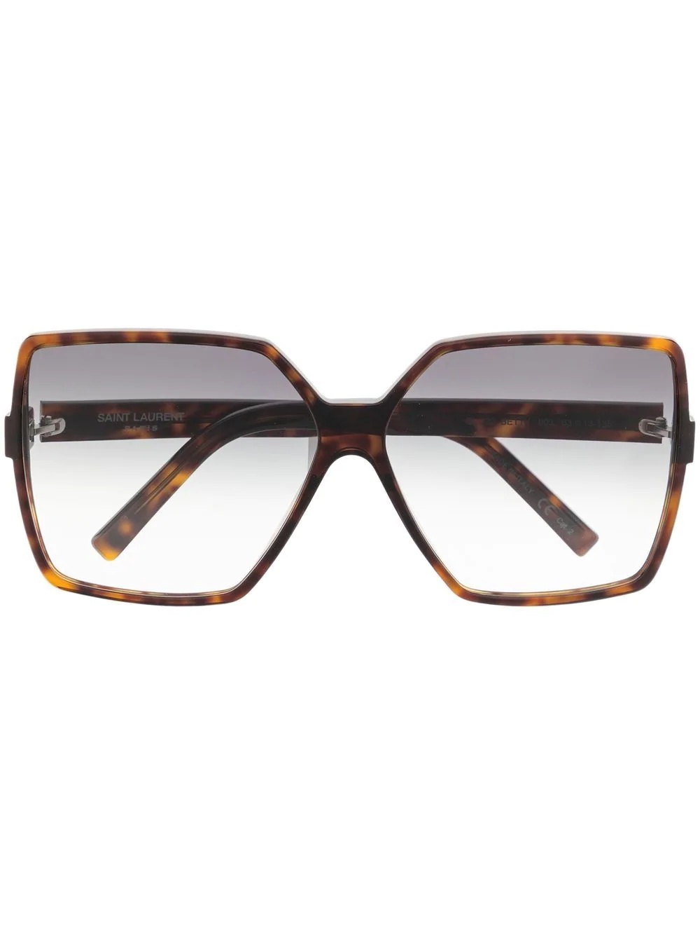 tortoiseshell-frame design sunglasses - 1