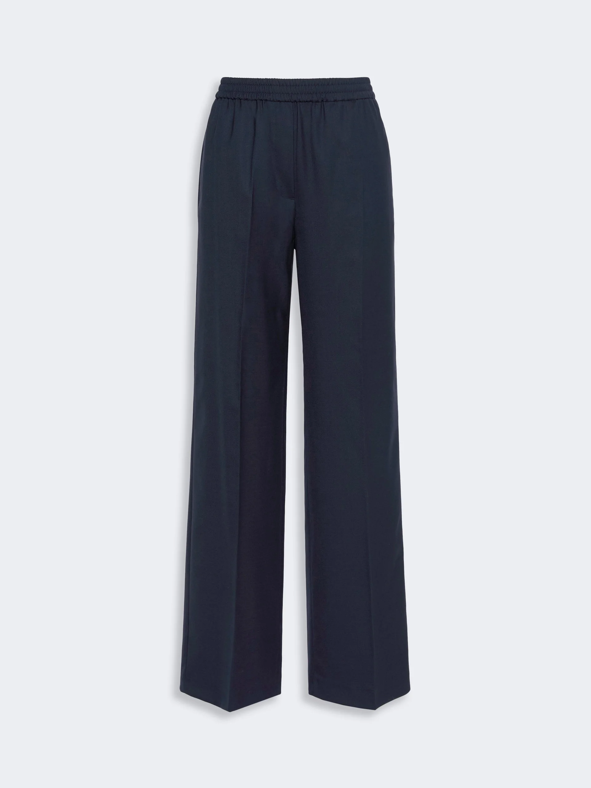 PETRA Stretch wool batavia trousers - NAVY - 1