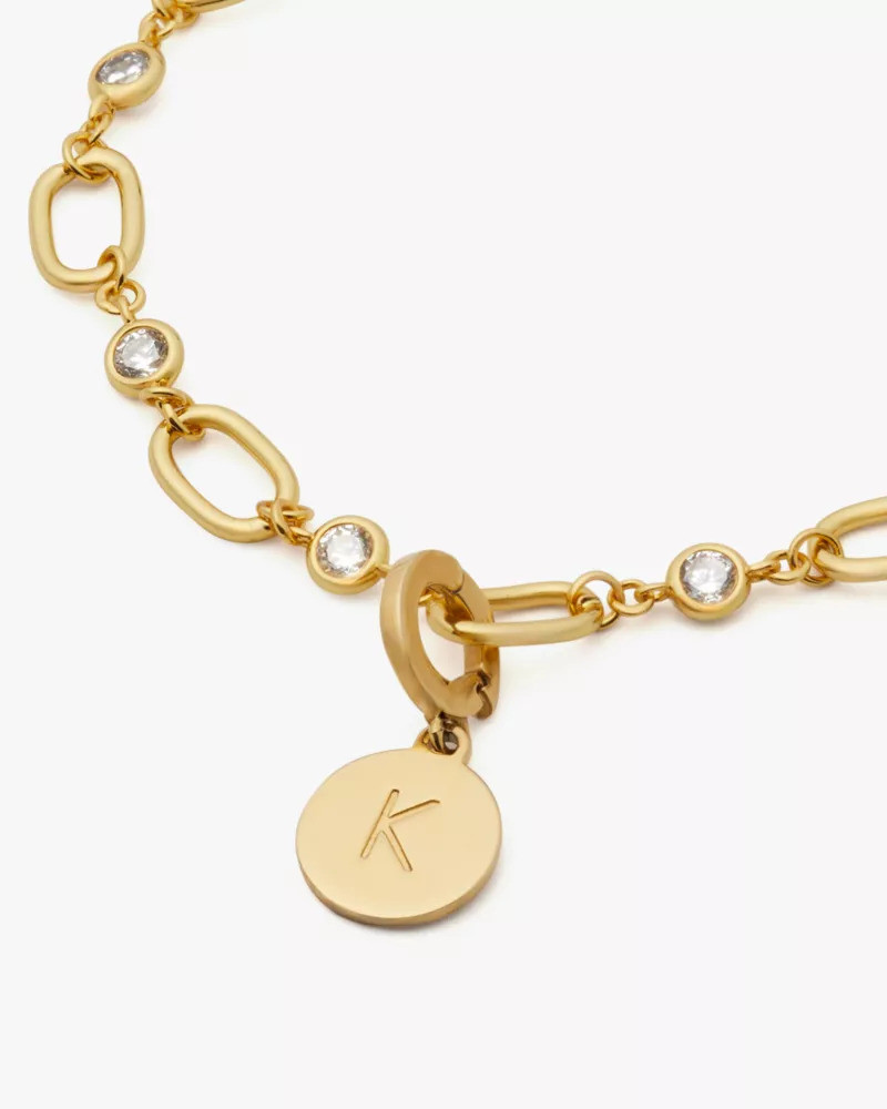One In A Million Chain & Crystal Line Bracelet 1