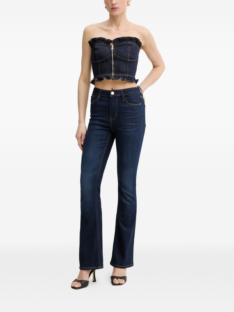 GUESS USA triangle-patch jeans outlook
