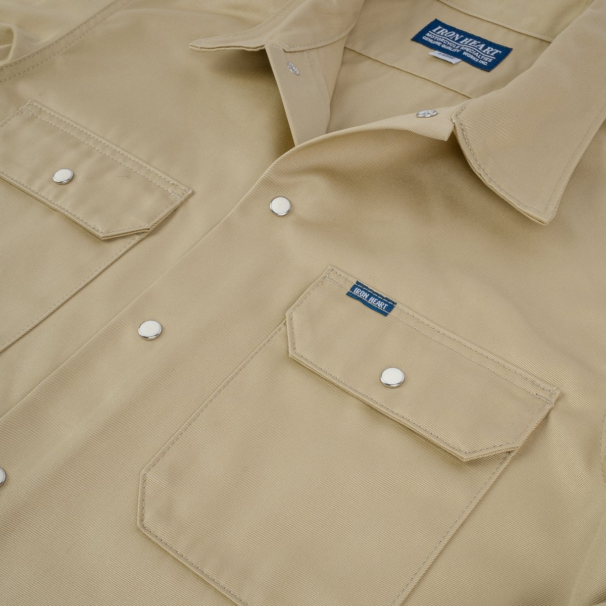 IHSH-383-BEI 9oz T/C Mechanic Shirt - Beige - 12