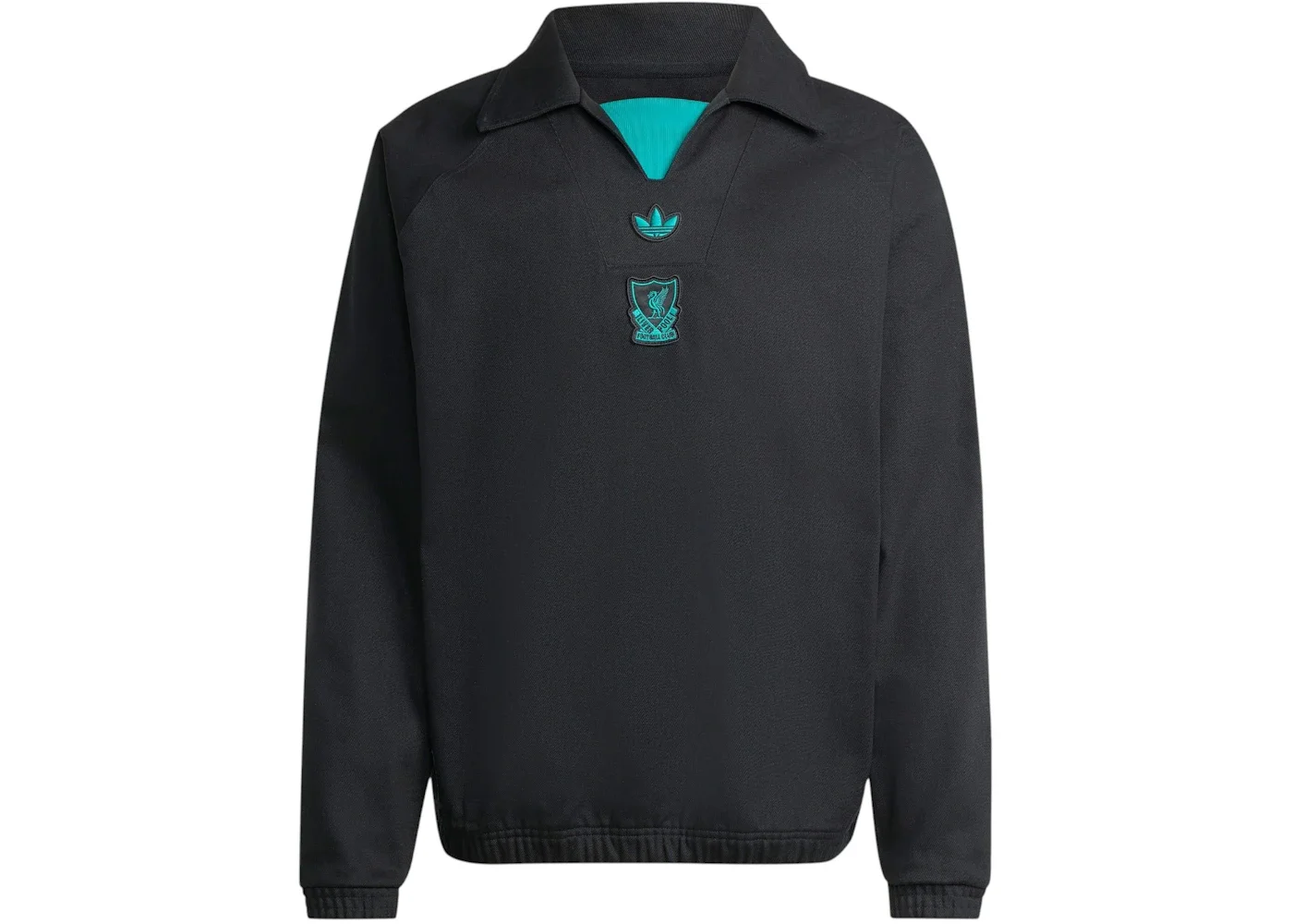adidas Liverpool FC Terrace Icons Drill Sweatshirt Black - 1