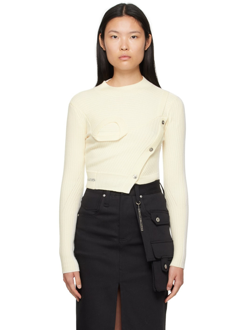 Off-White Ribbed Sweater 1
