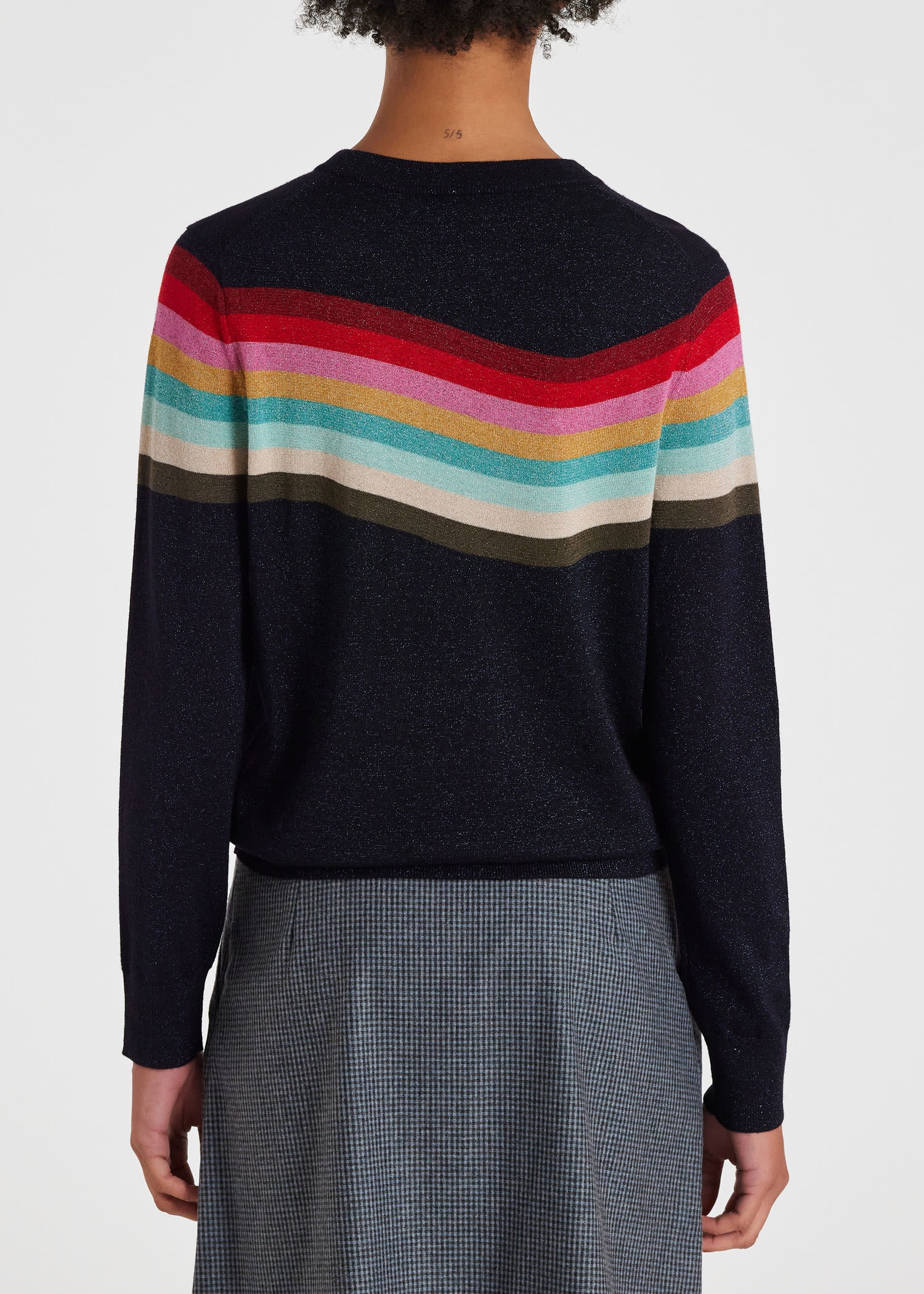 Wool-Blend 'Swirl' Sweater - 4