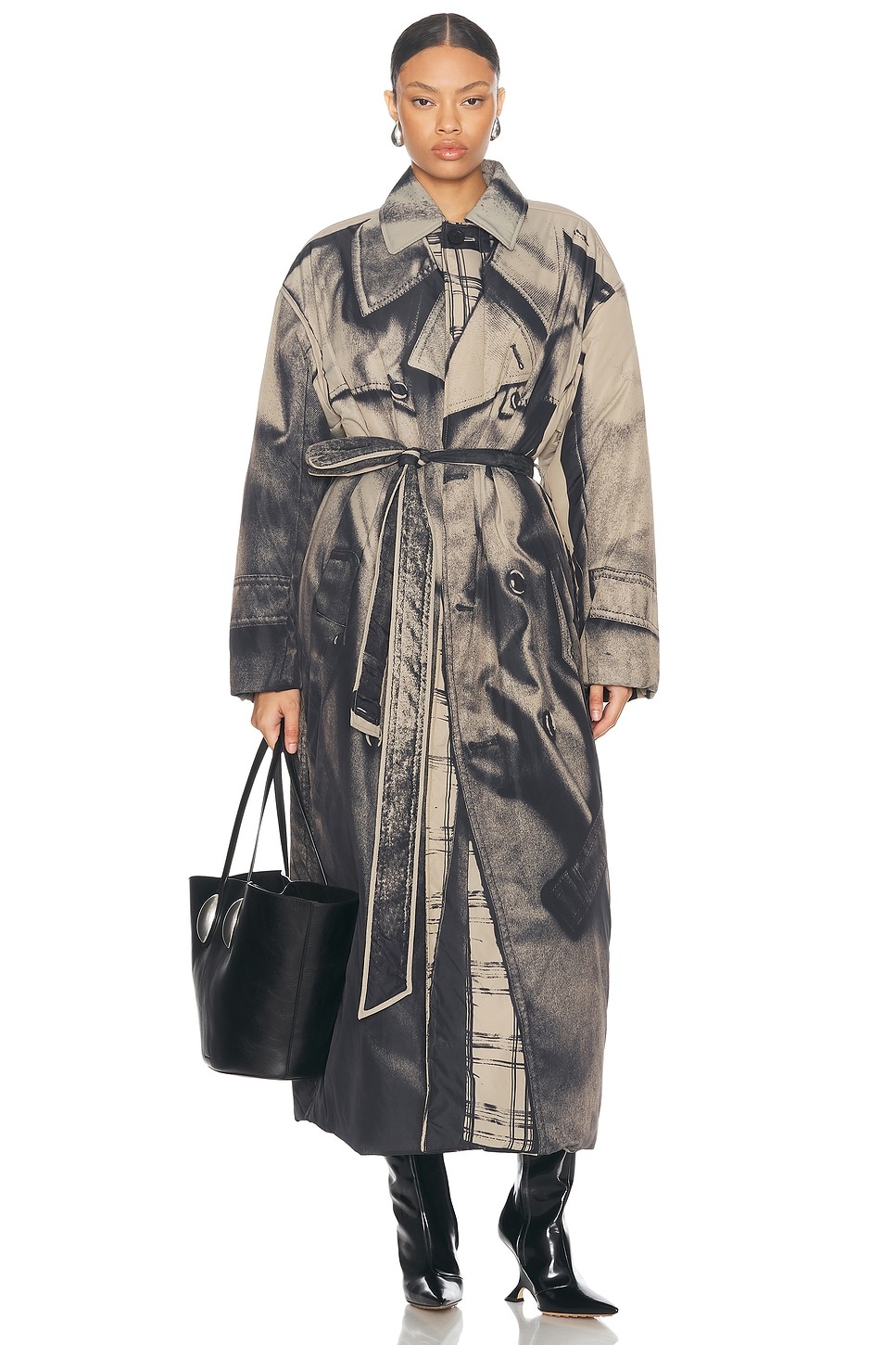 Nylon Padded Trench - 1
