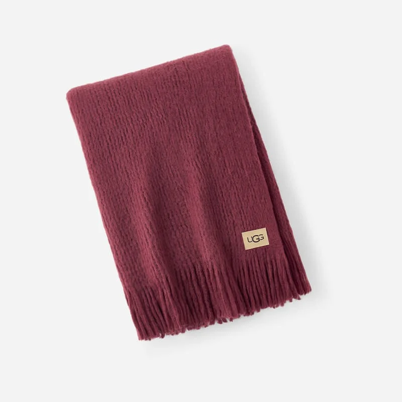 ® Margot Throw 50" x 70" Blankets in Coffee Berry - 1