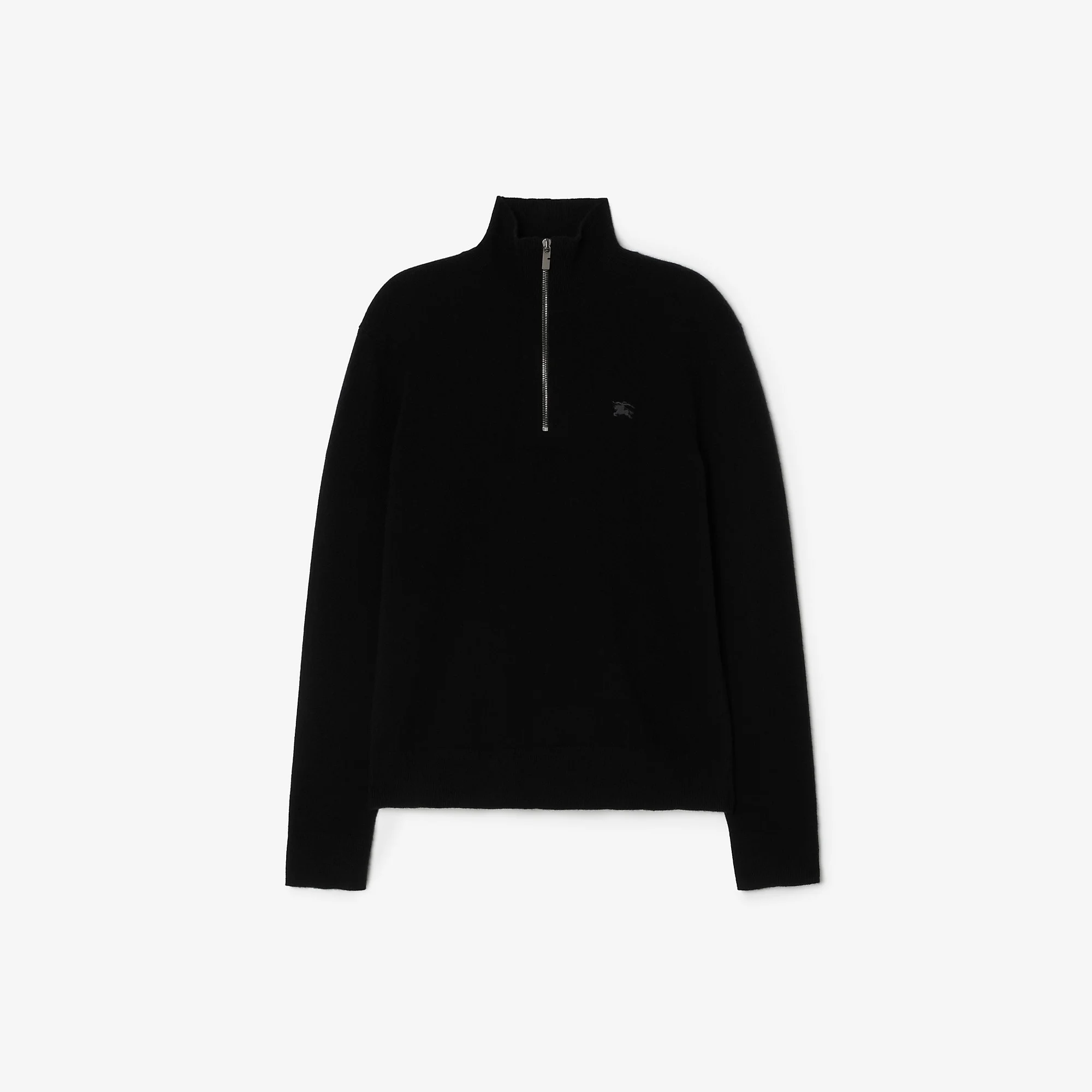 Cashmere Blend Half-zip Sweater - 1