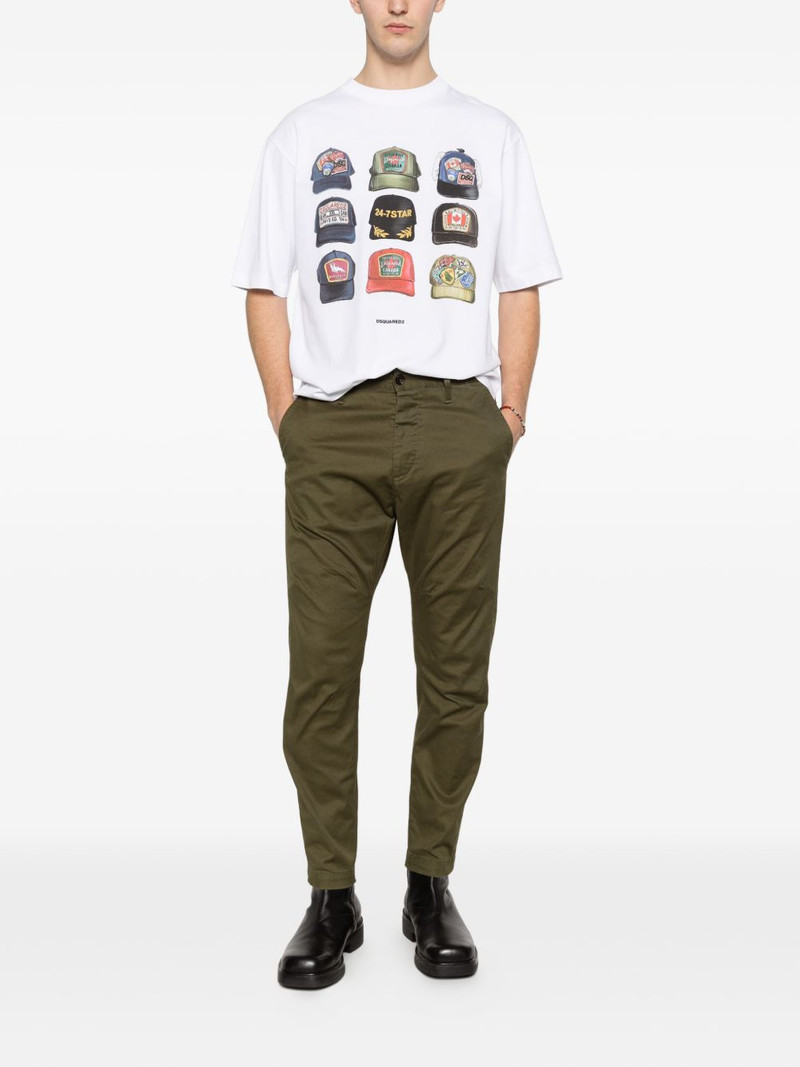 DSQUARED2 knee-detail trousers outlook