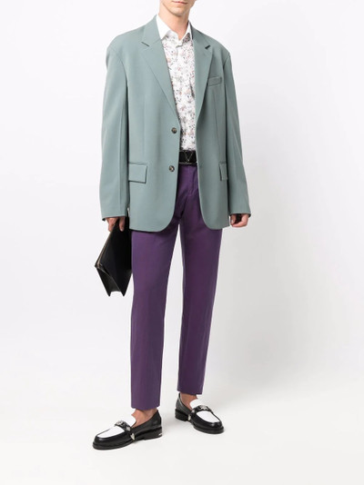 Etro floral-print long-sleeve shirt outlook