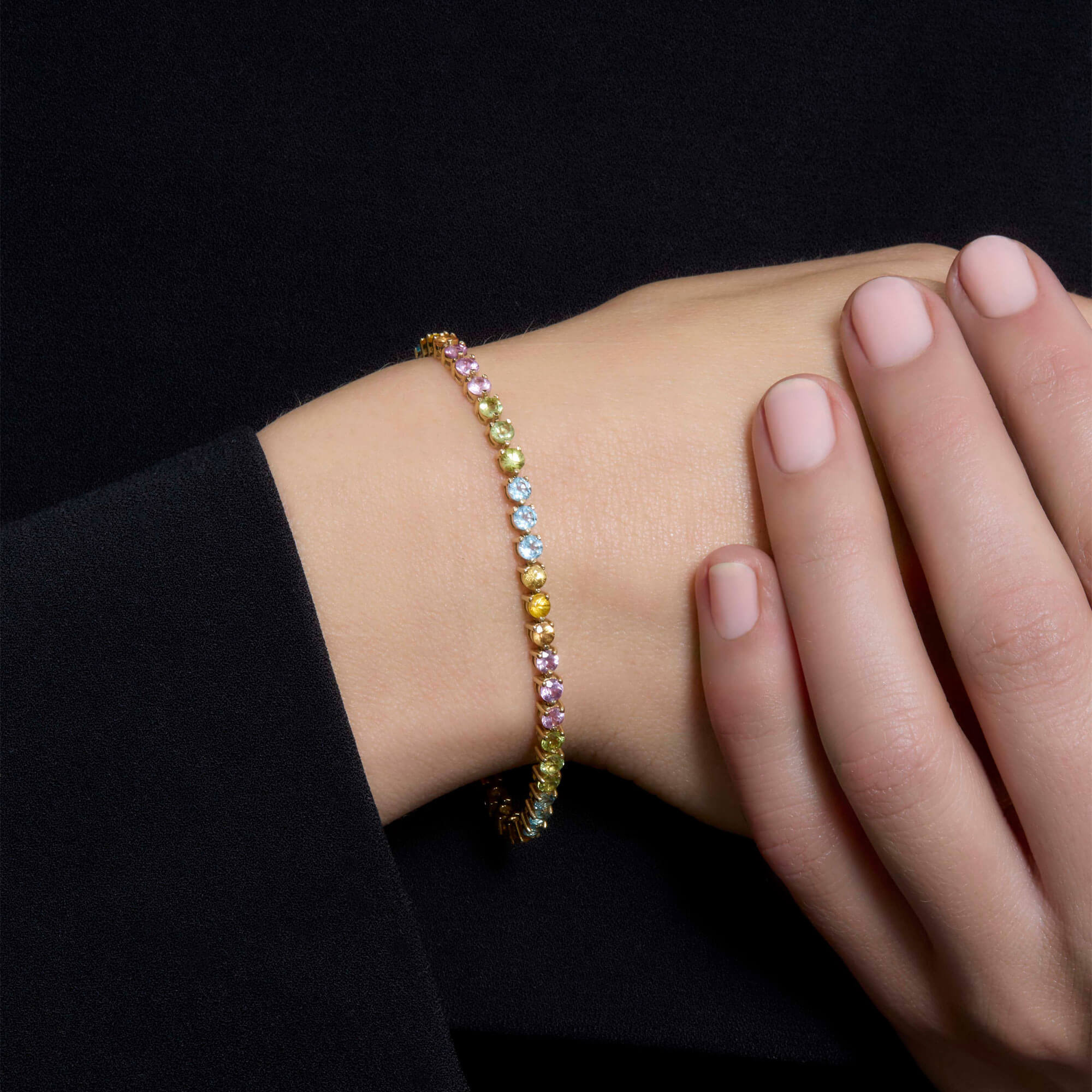 Rainbow Bright Tennis Bracelet - 2