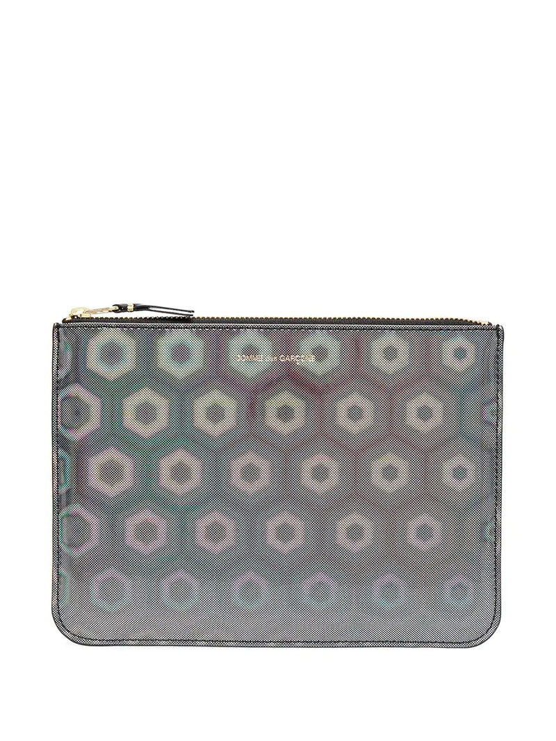 holographic zipped wallet 1
