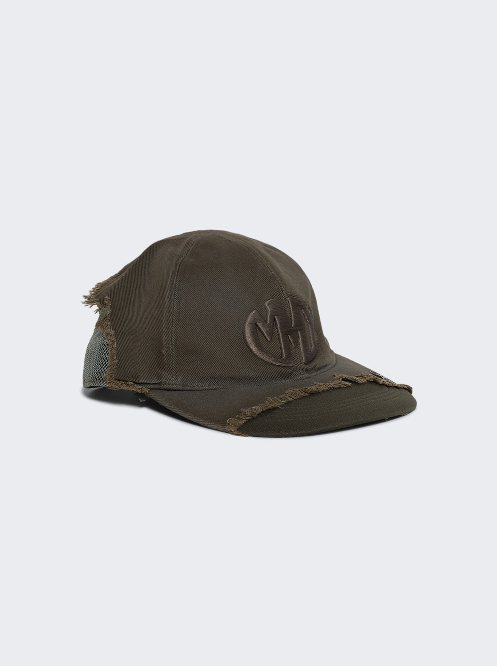Crushed Detail Cap Khaki - 2