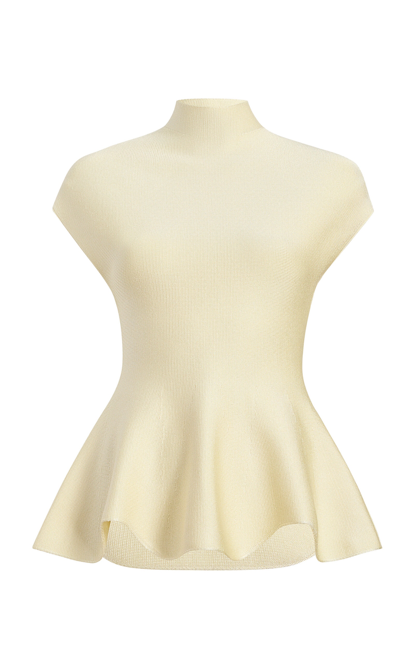 Andra Knit Wool Top yellow - 1