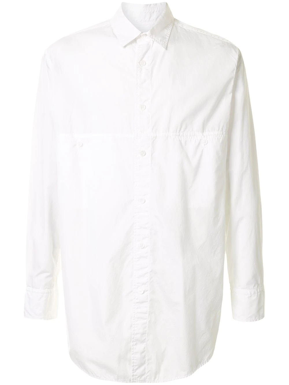 chest pocket cotton shirt - 1