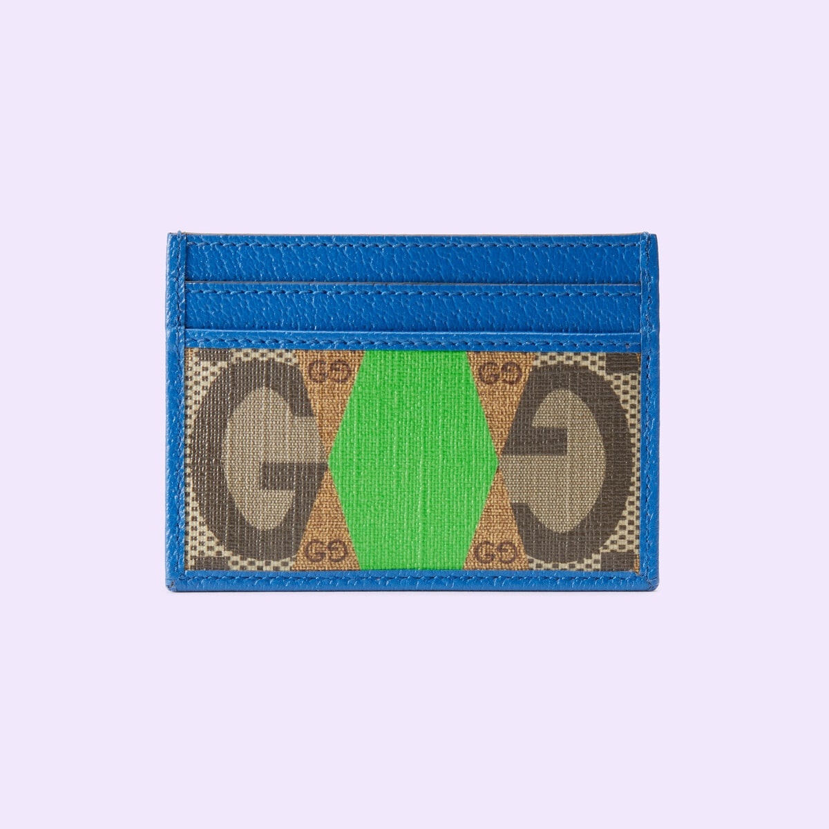 GG rhombus print card case - 7