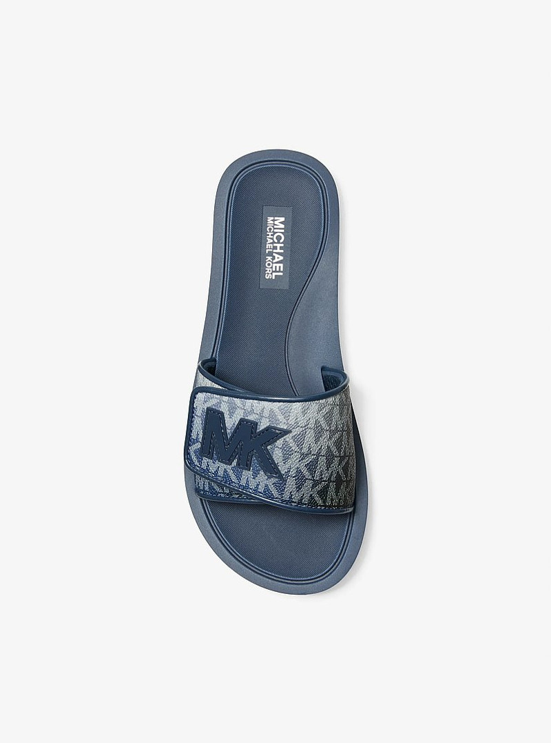 Palmer Ombré Signature Logo Slide Sandal 3