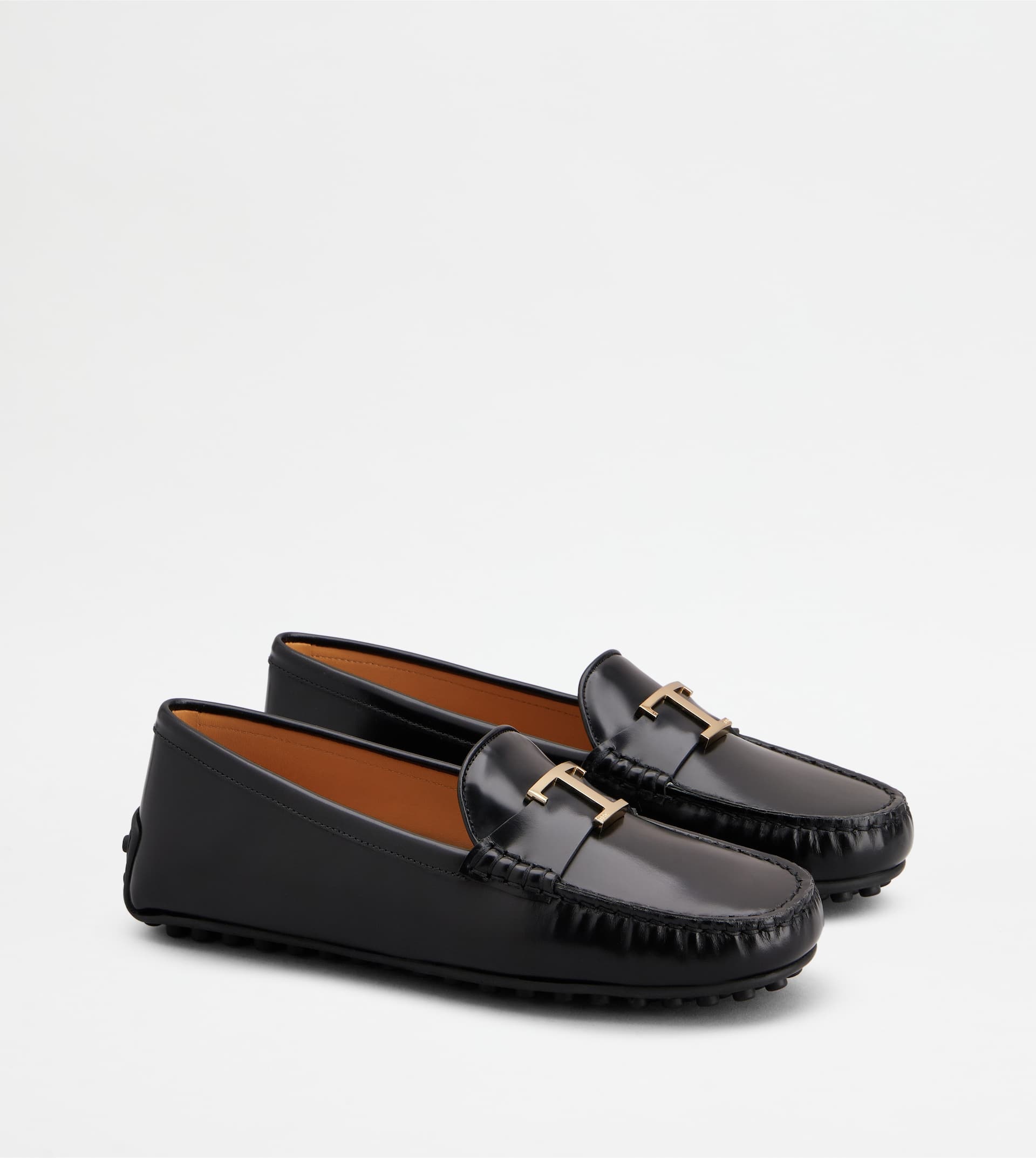 CITY GOMMINO DRIVING SHOES IN LEATHER - BLACK - 2