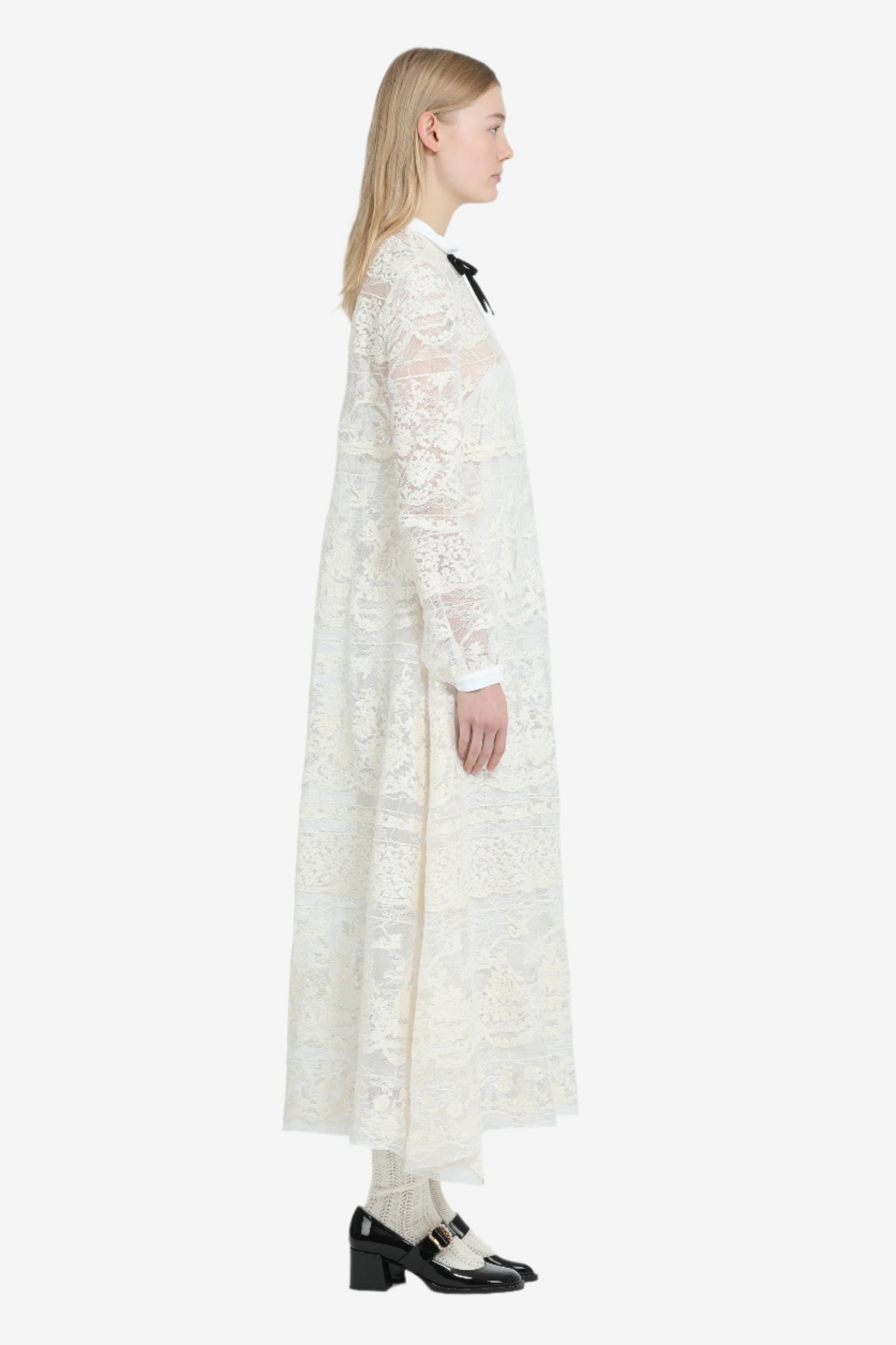LONG LACE DRESS - 3