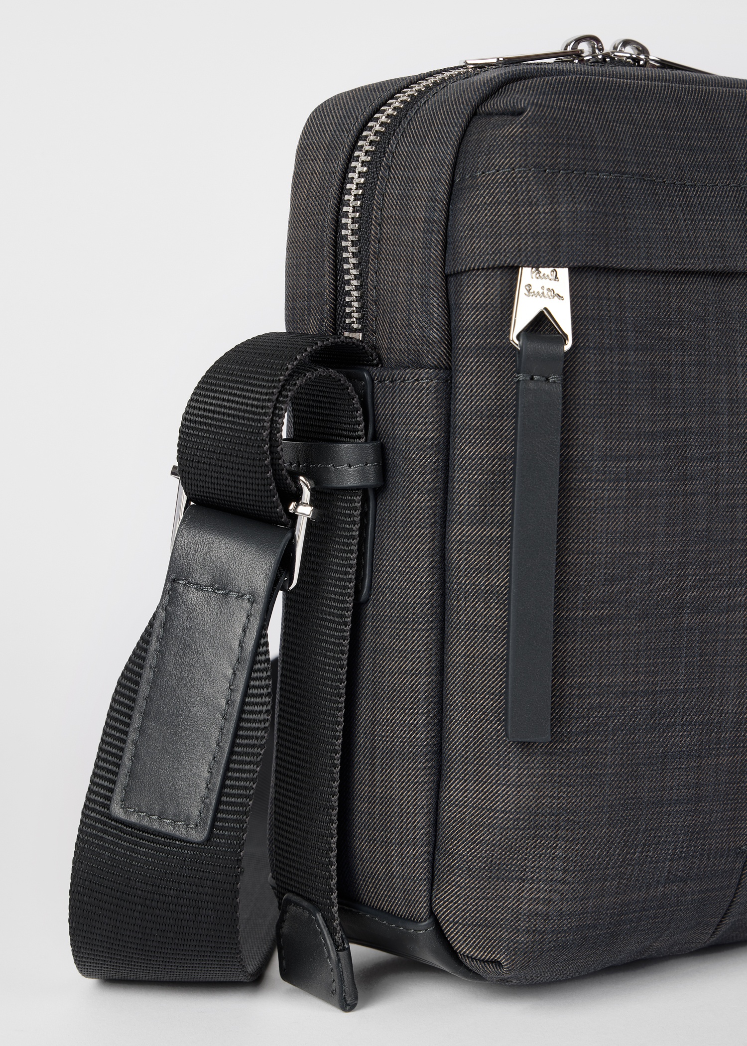 Dark Grey Cross-Body Utility Bag - 2
