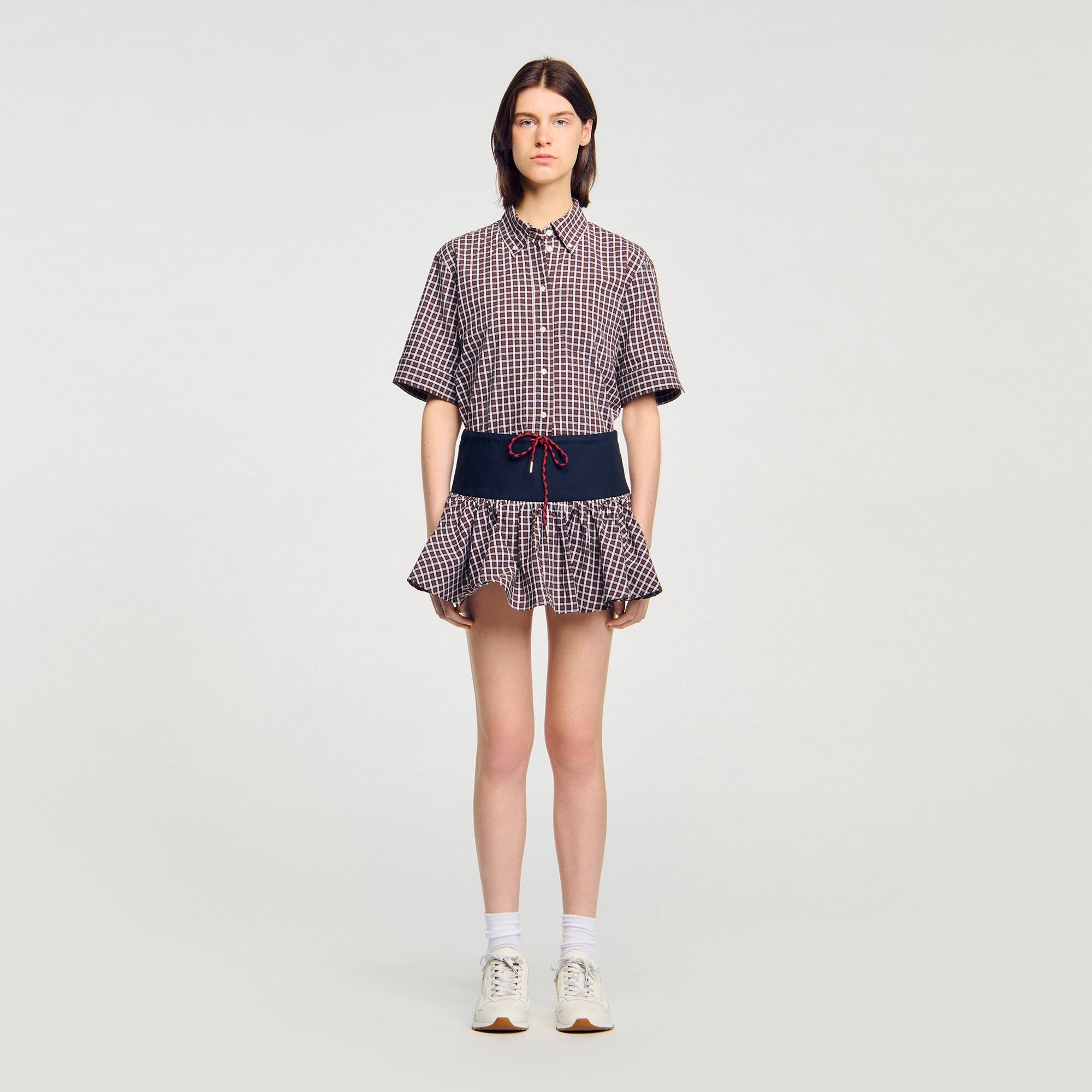 CHECKED SKORT - 2
