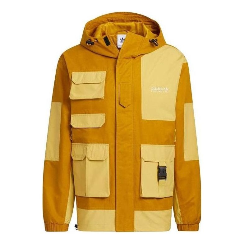 adidas Adventure Jackets 'Brown Yellow' HC0354 - 1