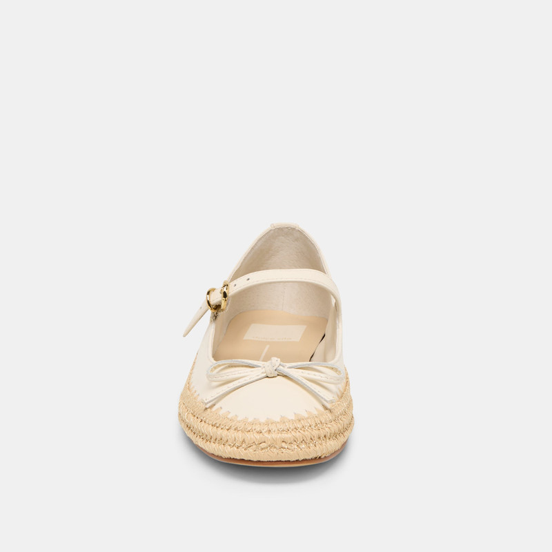 BETONY BALLET FLATS OFF WHITE LEATHER 6