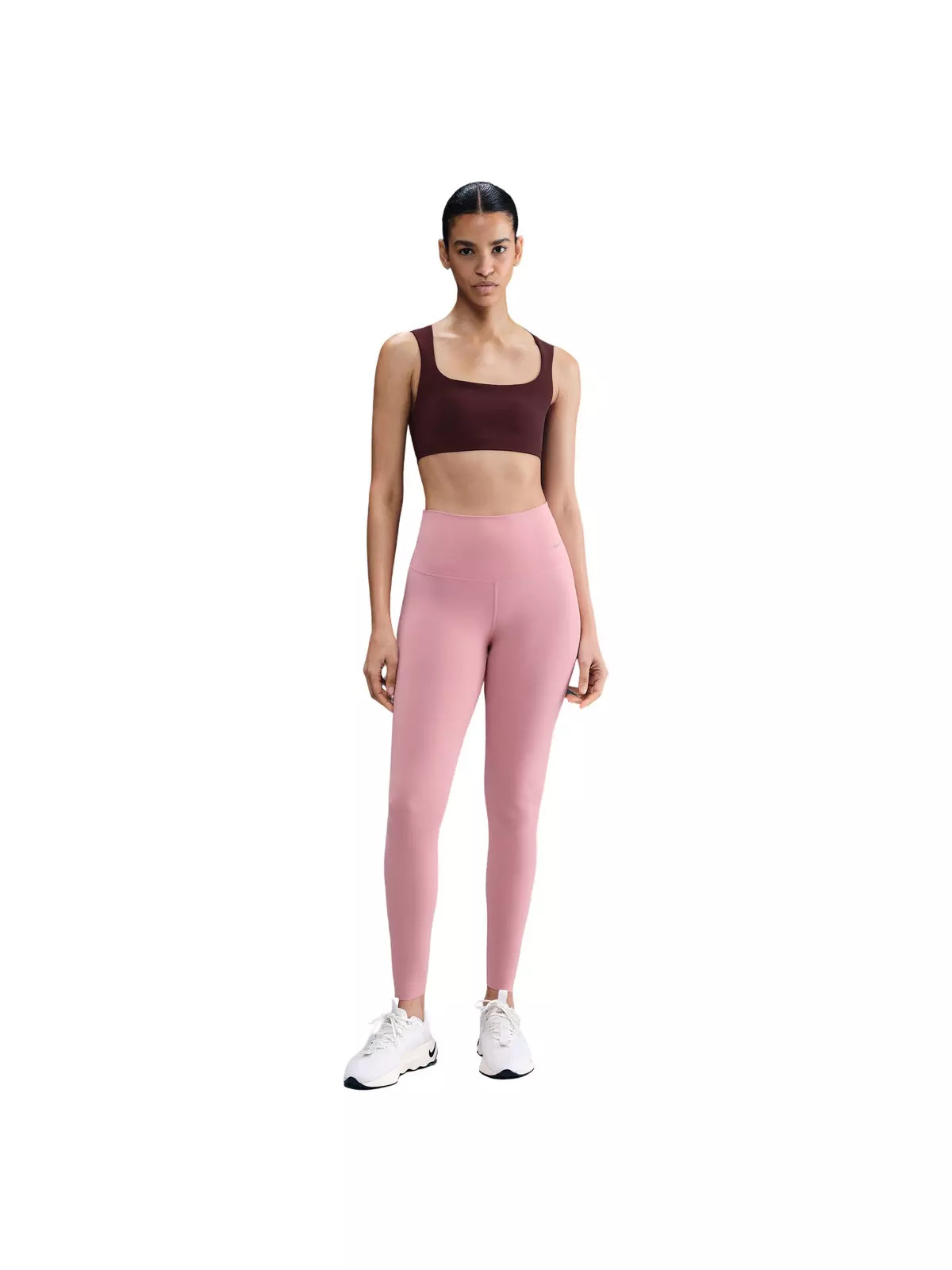 Women's Zenvy Light-Support Lightly Lined Sports Bra -Burgundy - 4