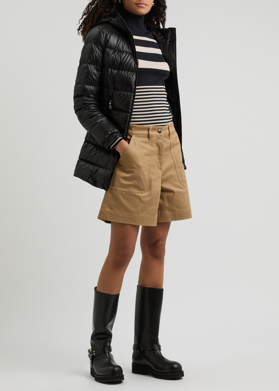 Moncler Striped-intarsia Ribbed Wool top - 4