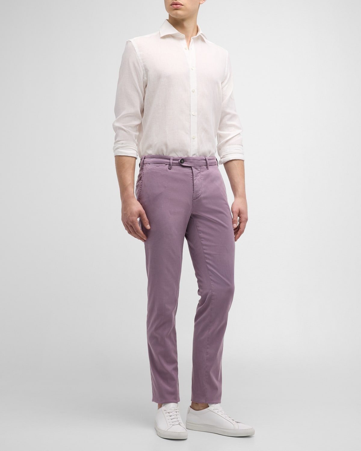Men's Linen Casual Button-Down Shirt - 3