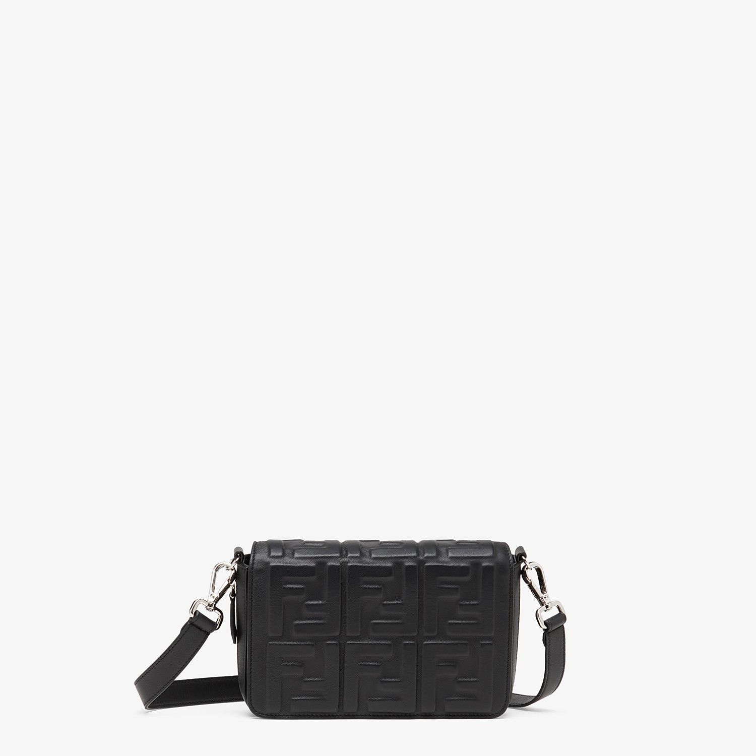 Black nappa leather bag - 1