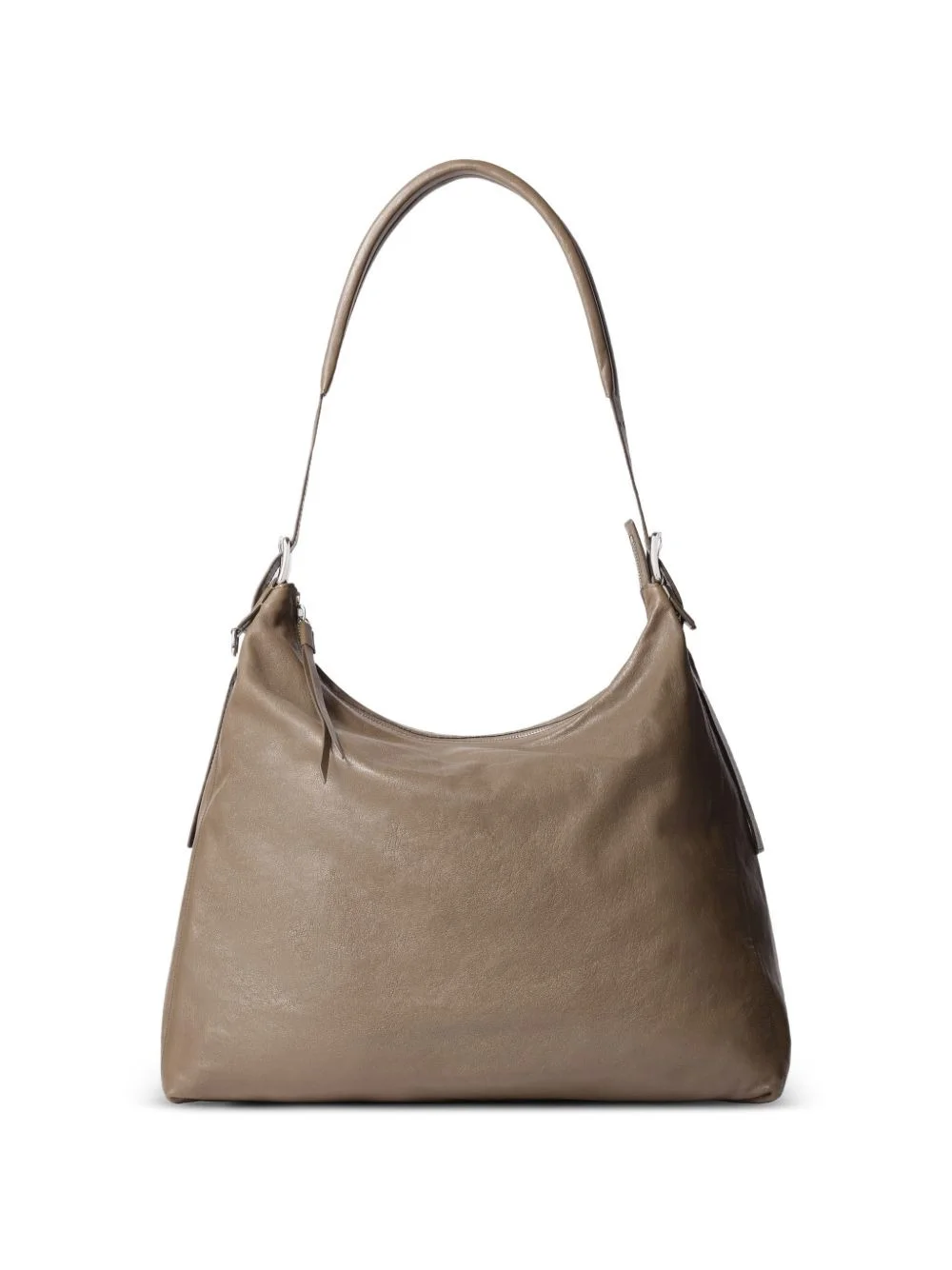 belted leather bag - 1